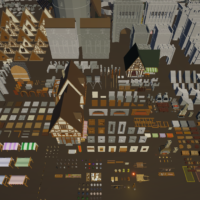 Modular Medieval Fantasy Town and Castle